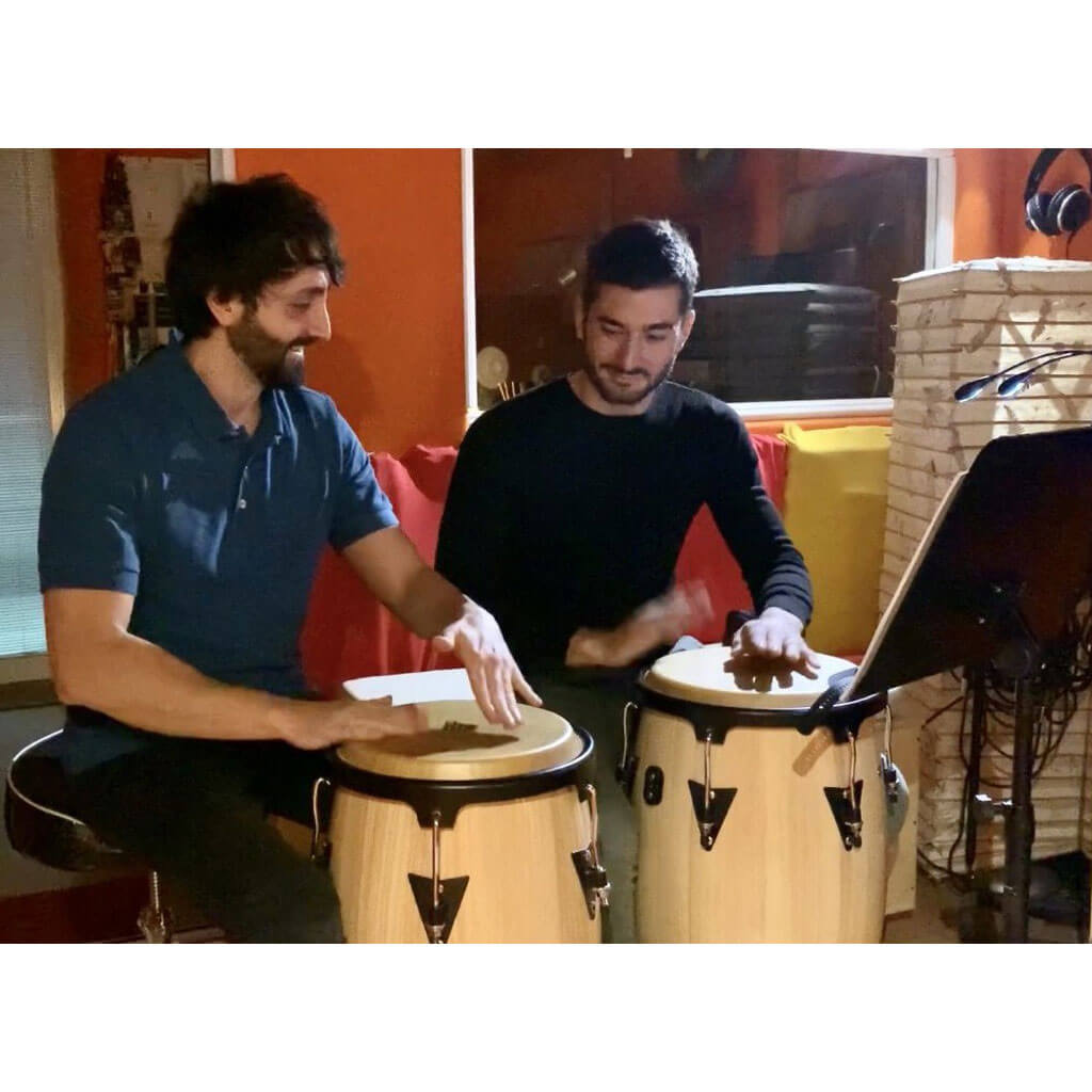 Allievo del corso di percussioni tenuto da Gianluca Porro ad Andria